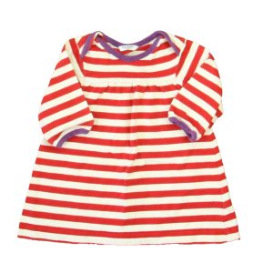 Boden Mädchen rot-weißes Kleid 7805860380732