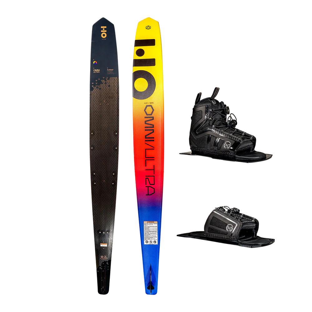 HO Omni Ultra Schwarz Slalom Wasserski mit Stand 130 – 2025