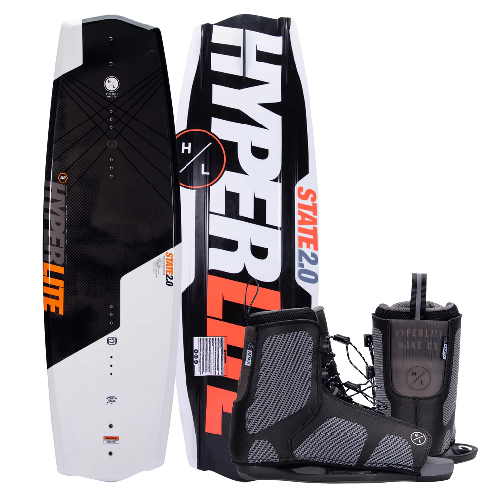 Hyperlite State 2.0 Wakeboard mit Remix Bindungen – 2025