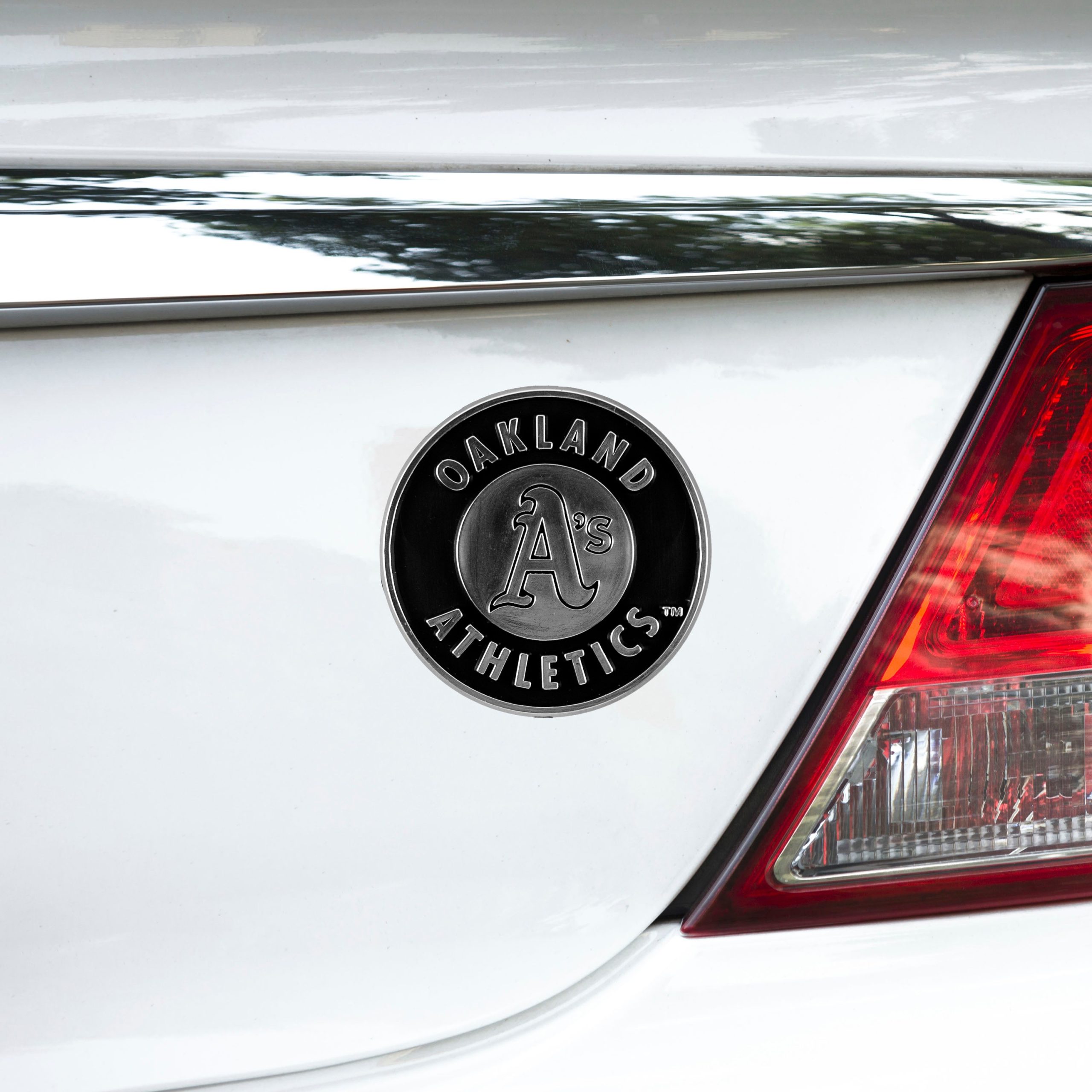Fanmats Oakland Leichtathletik Geformte Chrom Kunststoff Emblem
