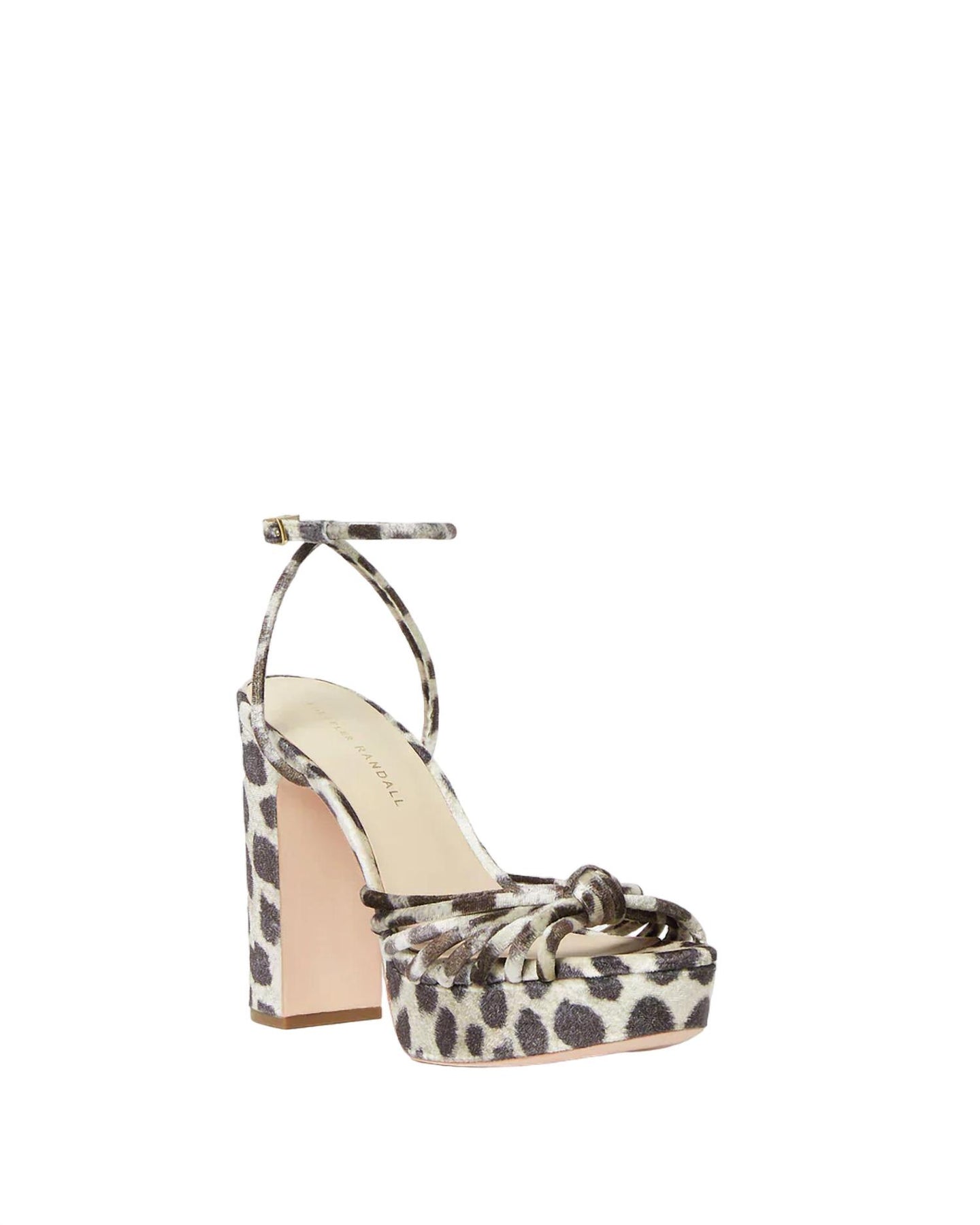 Rivka Knoten Plateausandale in Leopard