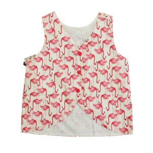 Classic Prep Mädchen frolic Flamingos Bluse Größe: 6-14 Jahre 7805894328380