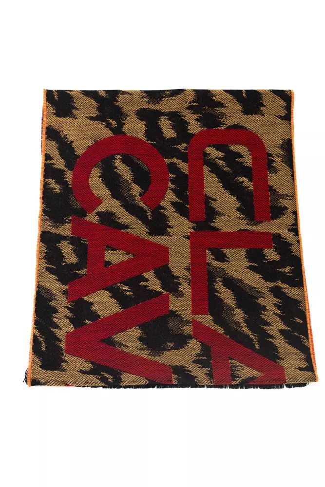 Cavalli Klasse Exotic Animalier Fantasy Logo Herren Schal