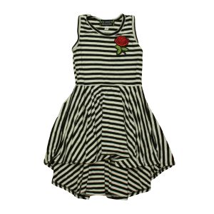 Wee Monster Mädchen Schwarz – Weißes Blumenkleid
