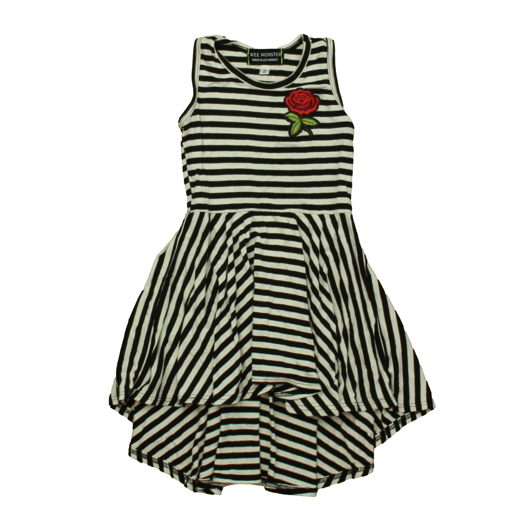 Wee Monster Mädchen Schwarz – Weißes Blumenkleid