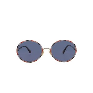 Round-Frame Metal Sonnenbrillen 7705706332220