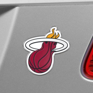 Fanmats miami Hitze schweres Aluminium geprägte Farbe Emblem