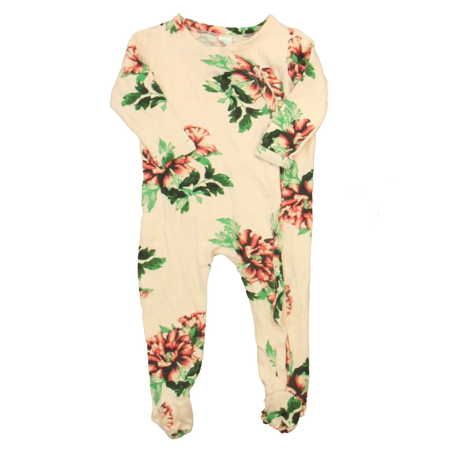 Nordstrom Mädchen Rosa mit Blumenmuster Langarm-Outfit