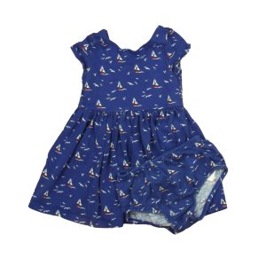 Ralph Lauren Mädchen blaue Segelboote Kleid 7805862838332