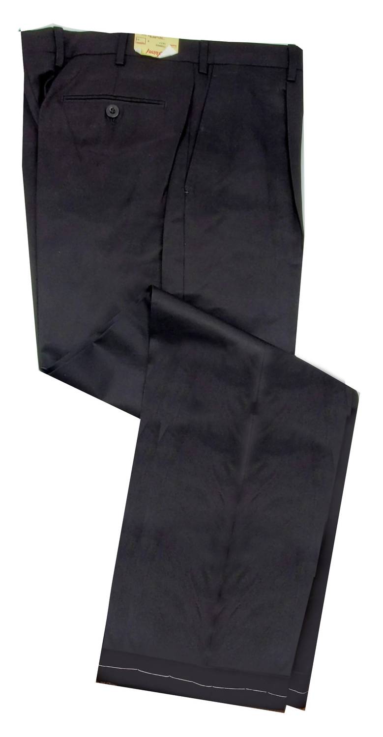 Herren Cannes All Season Wolle Kleid Hose in Schwarz