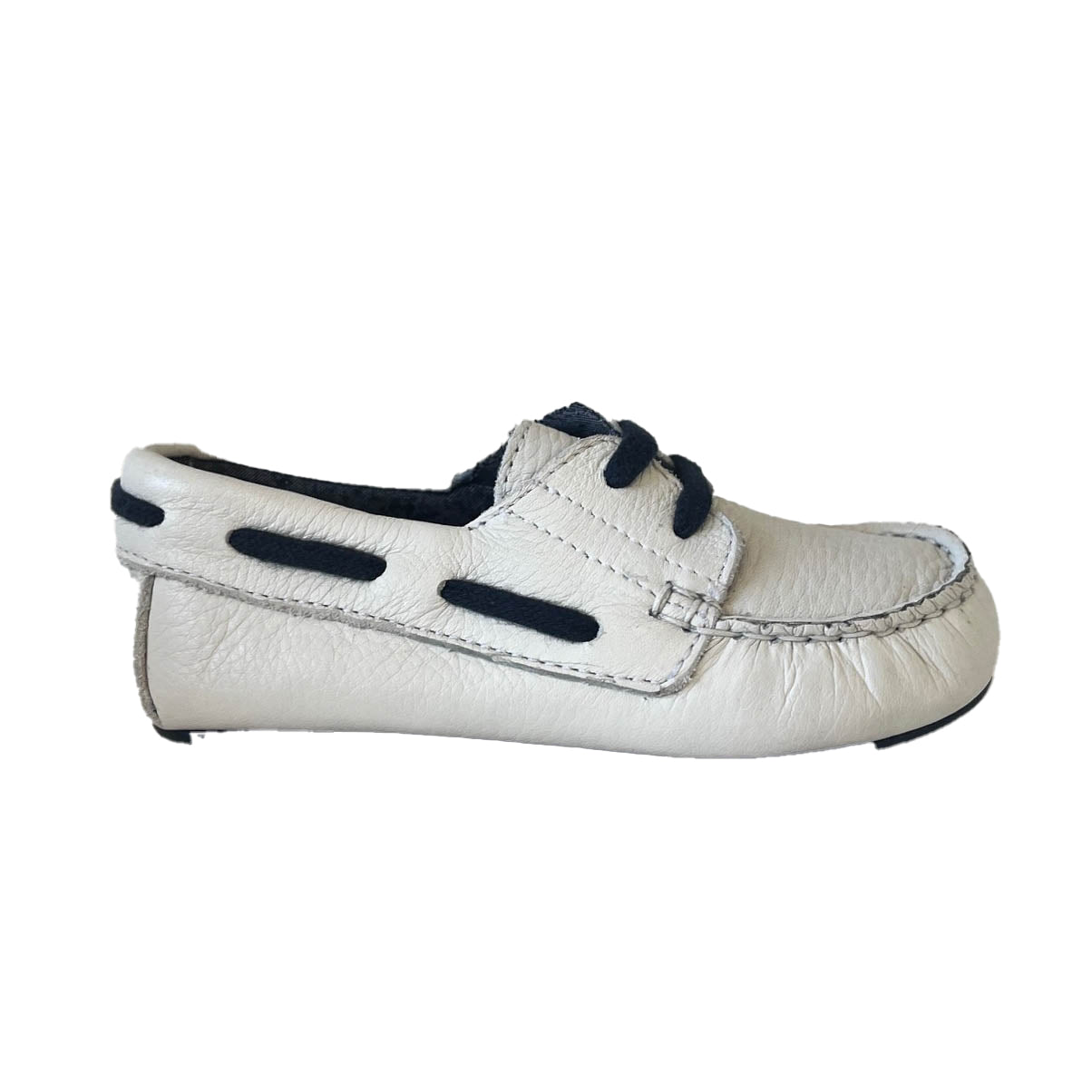 Zara Jungen Elfenbein – Blaue Schuhe