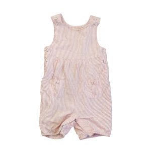 JoJo Maman Bebe Mädchen rosa-weißen Streifen Jumpsuit 7805863657532