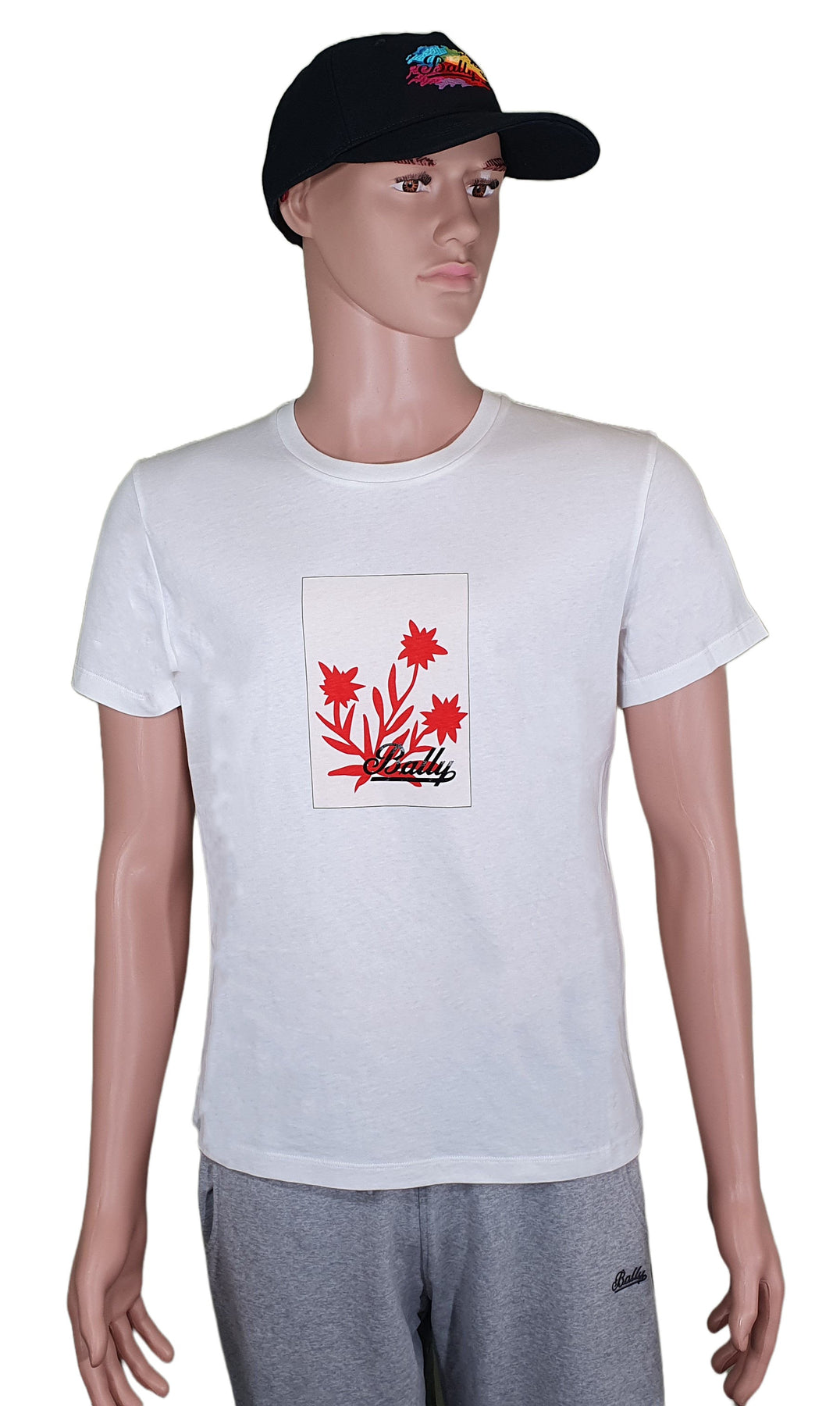 Bally 6301240 Unisex Weiß T-Shirt aus 100% Baumwolle mit Logo