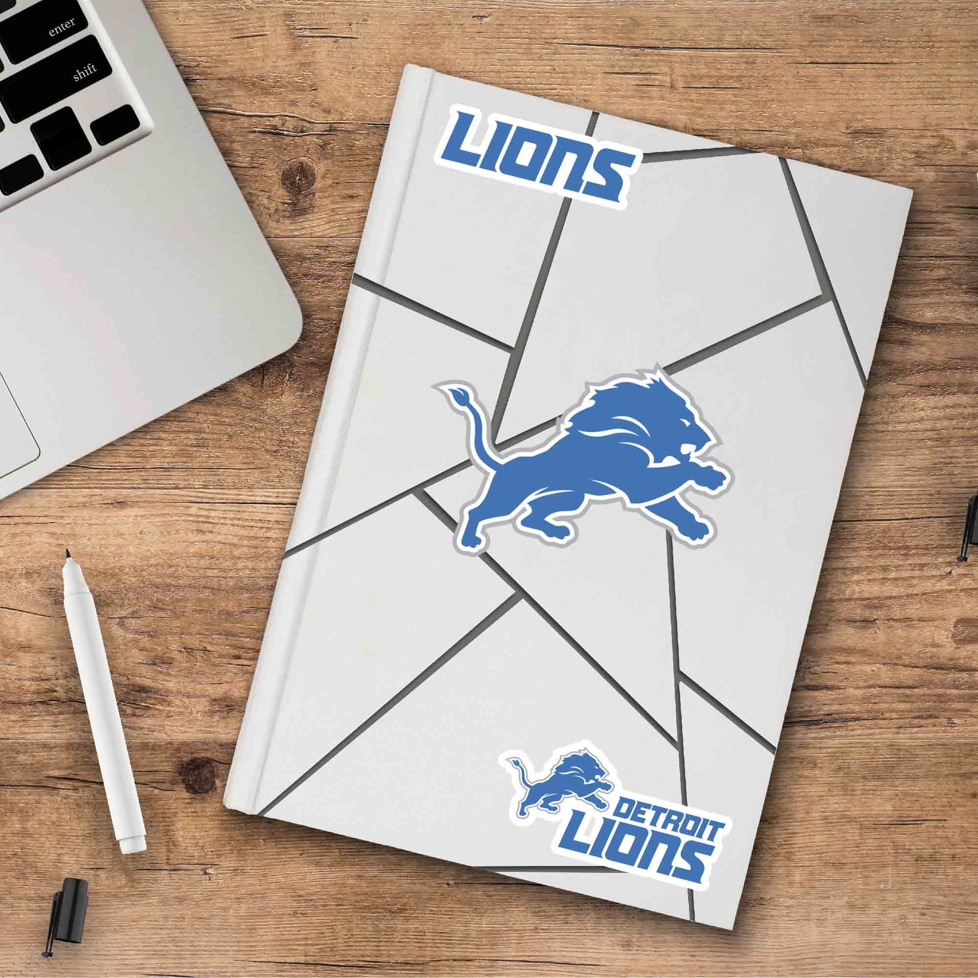 Fanmats Detroit Lions 3 Stück Aufkleber Set