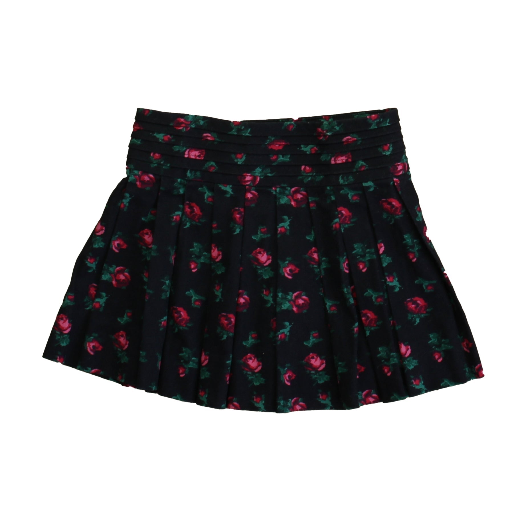 Brooks Brüder Mädchen Dunkelblau mit Blumenmuster Rock