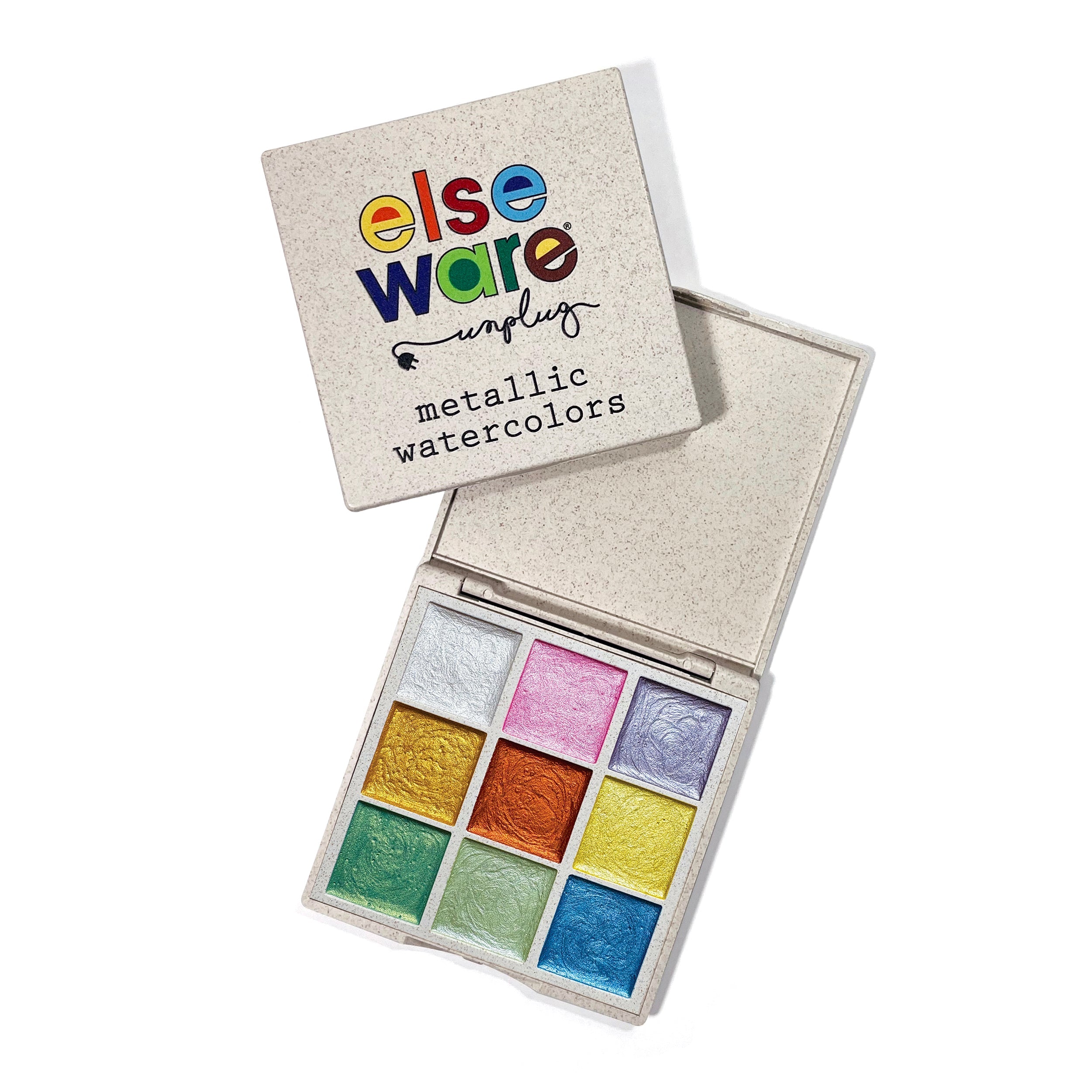 Metallische Aquarelle – Weizen Stroh Palette
