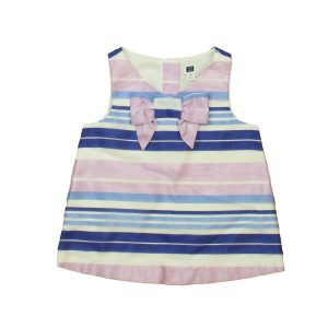 Janie and Jack Mädchen violett-weiß-blaue Bluse 7805842784316
