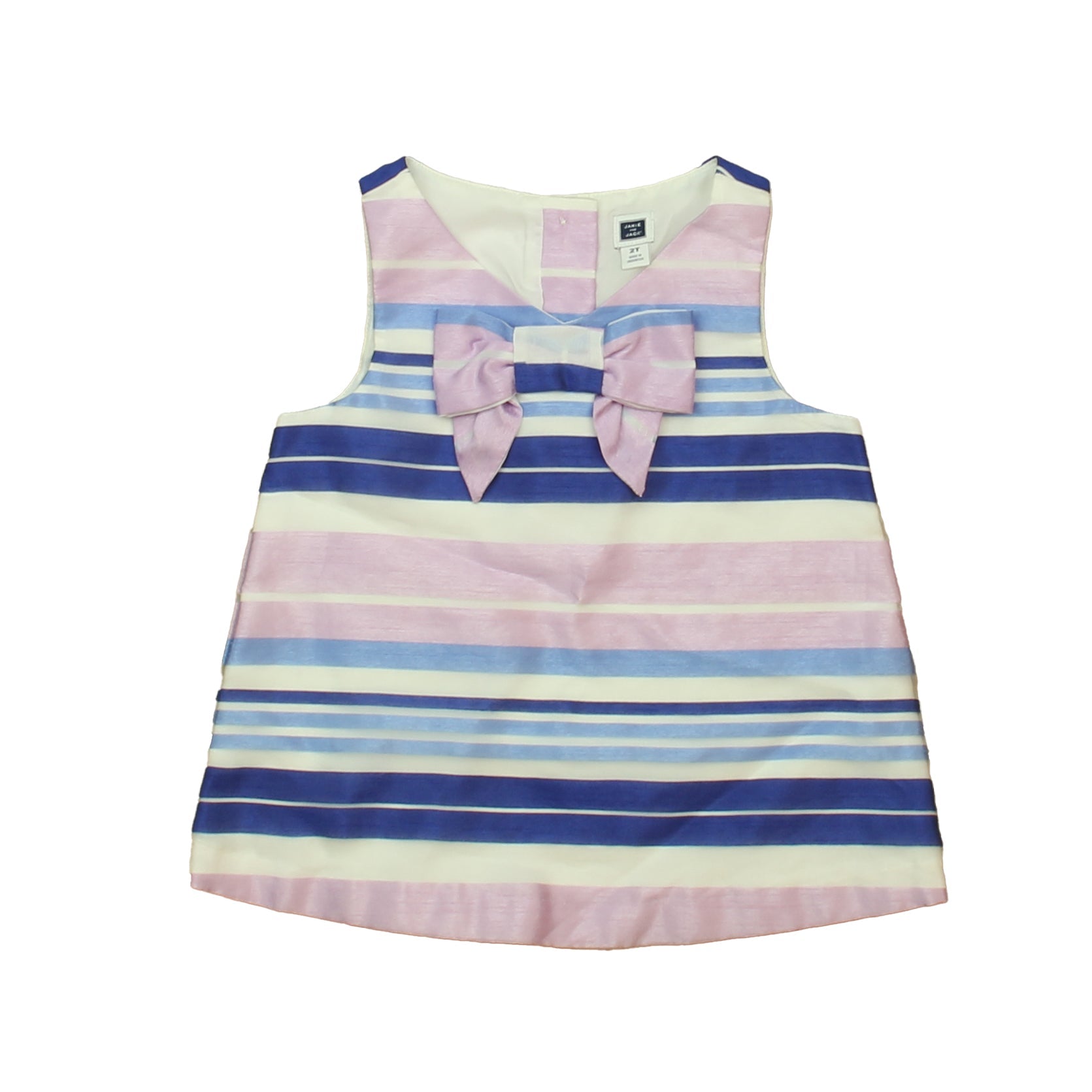 Janie and Jack Mädchen Lila – Weiß – Blaue Bluse