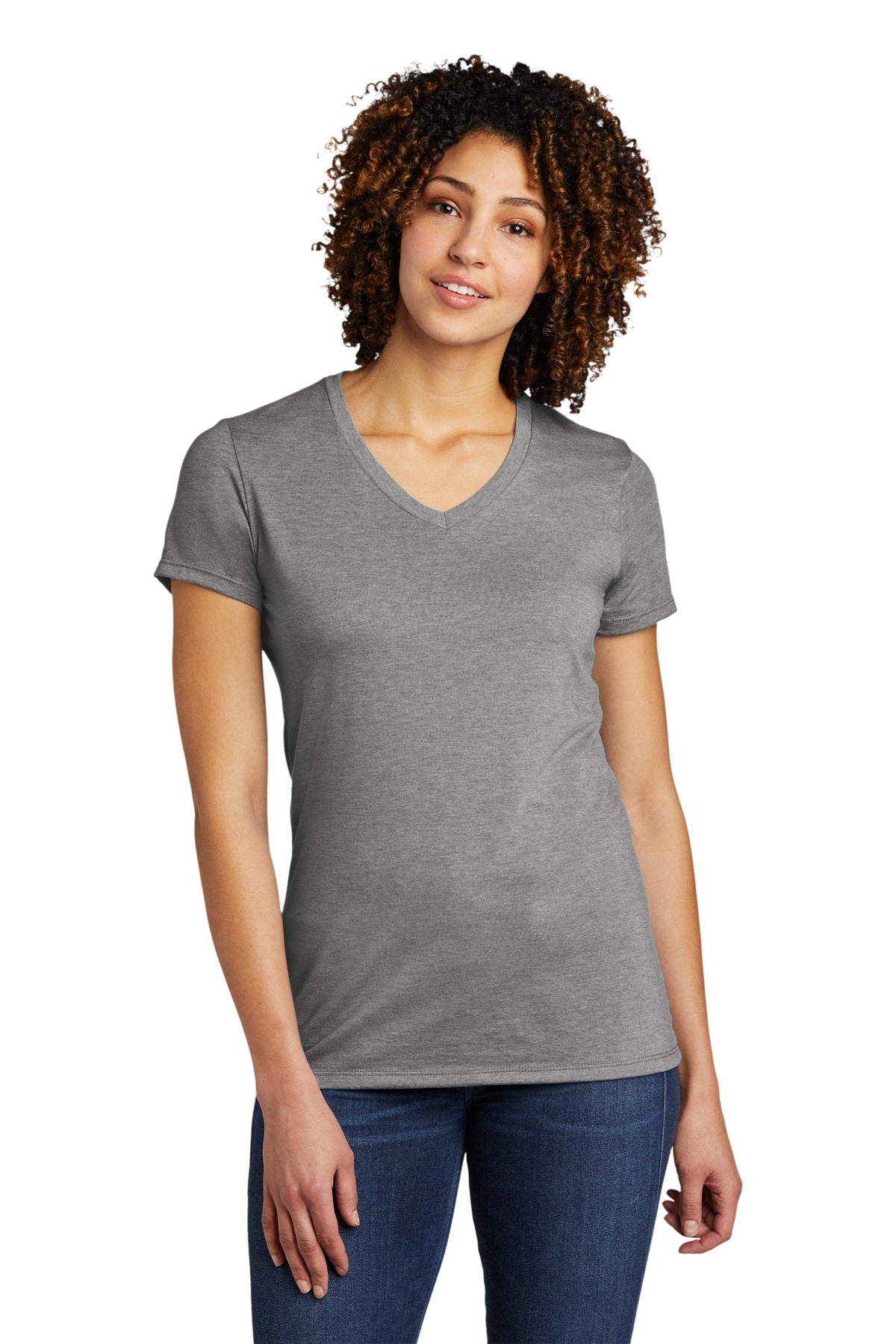 Allmade Damen Tri-Blend V-Ausschnitt Tee AL2018