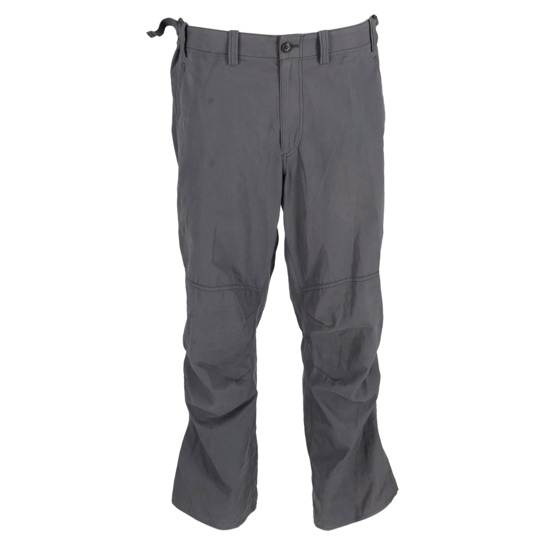 Issey Miyake Hose mit geradem Bein aus grauem Nylon