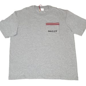 Bally 6233730 Herren grau 100% Baumwolle Tasche T-Shirt 7706020446268