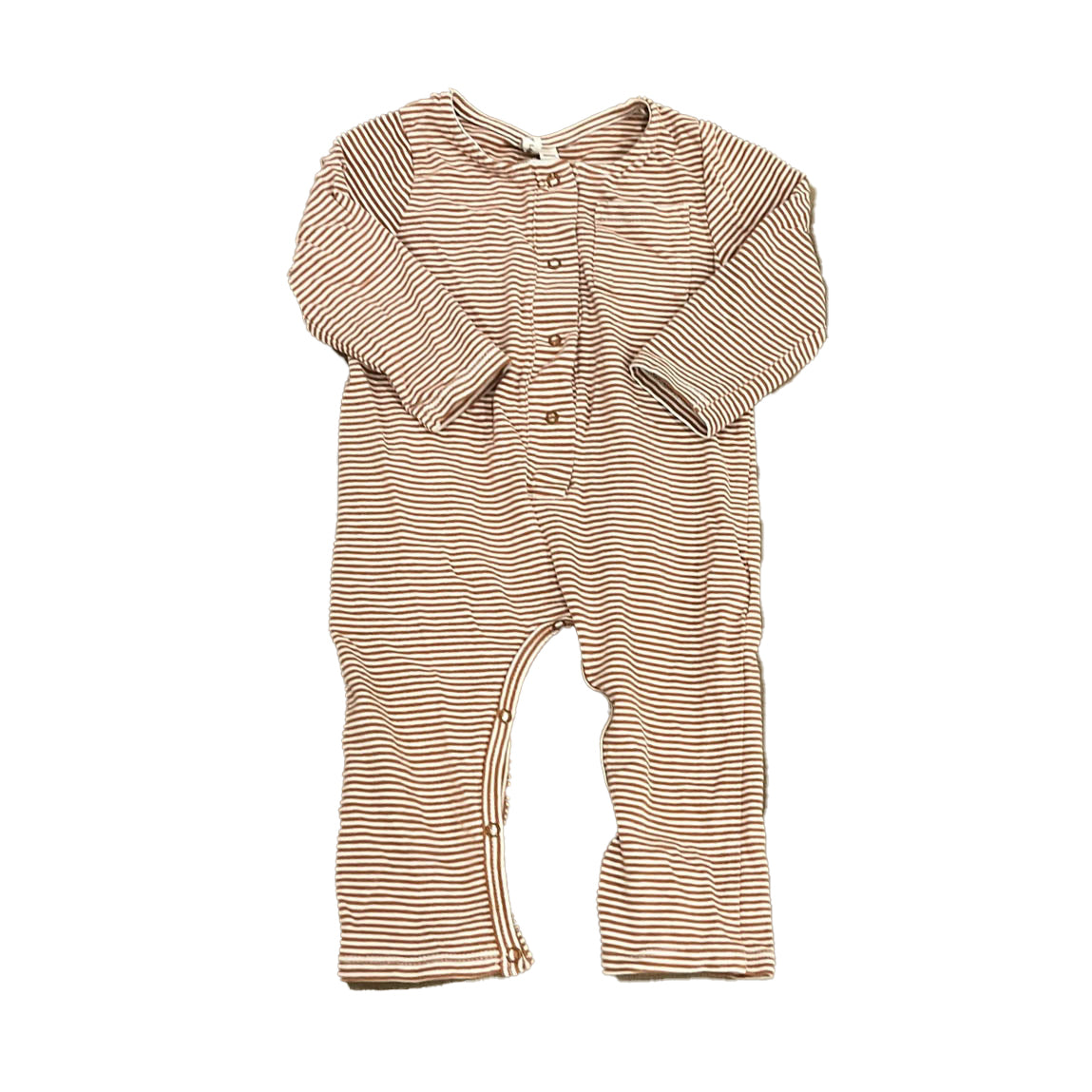 Grau Label Jungen Rust Stripe Langarm-Outfit