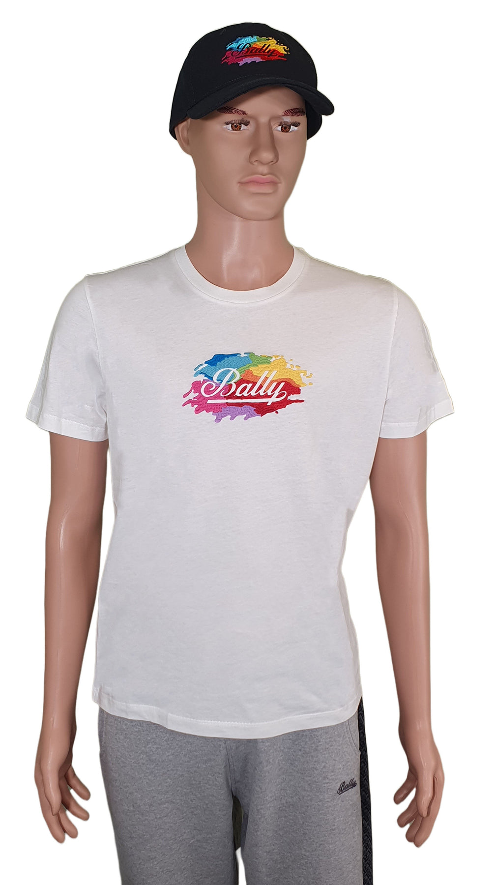 Bally 6301245 Unisex Weiß T-Shirt aus 100% Baumwolle mit Logo