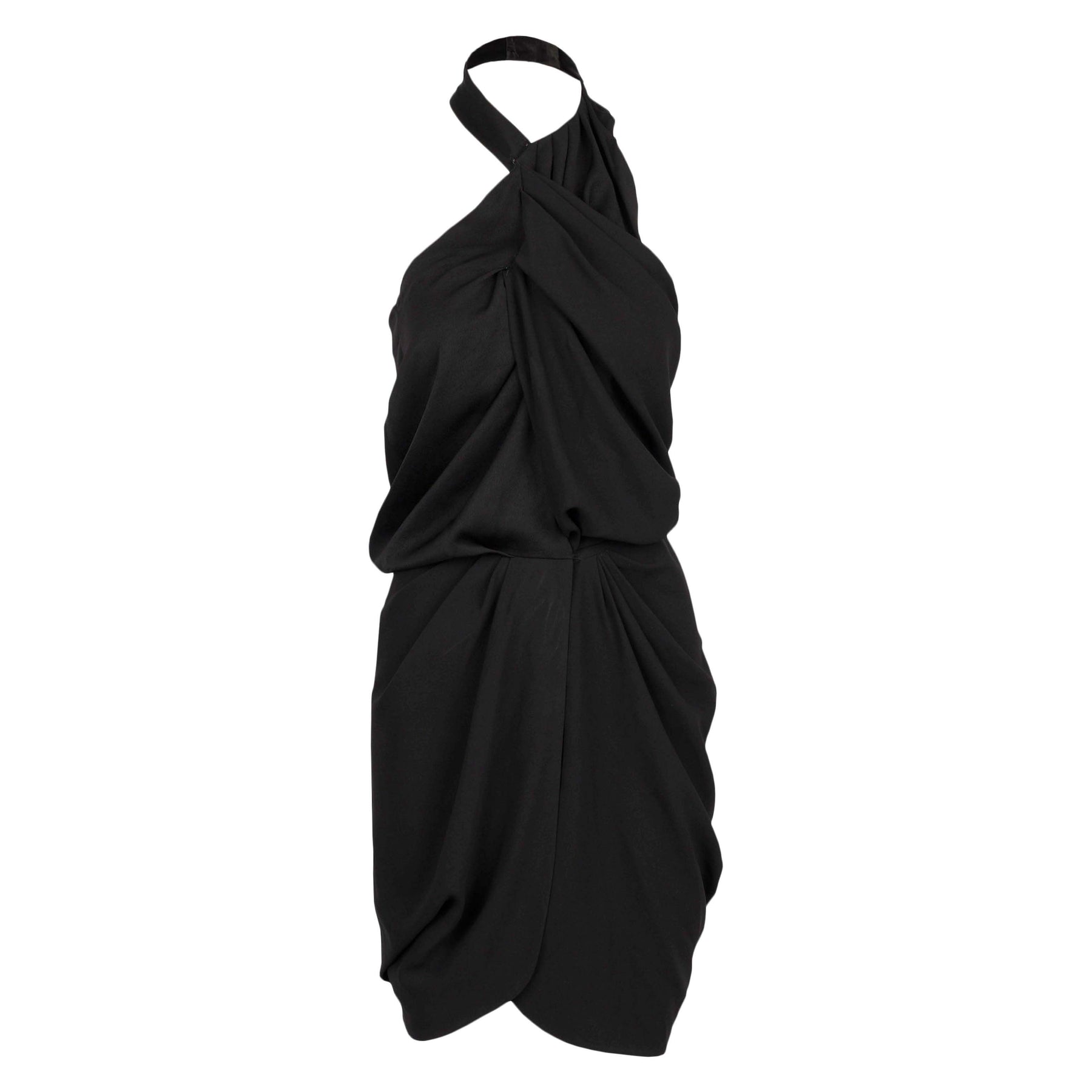 Balenciaga Schwarzes hinteres Kleid