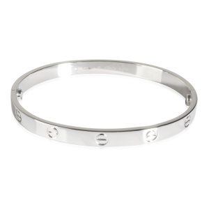 Cartier Love Armreif aus 18 Karat Weißgold
