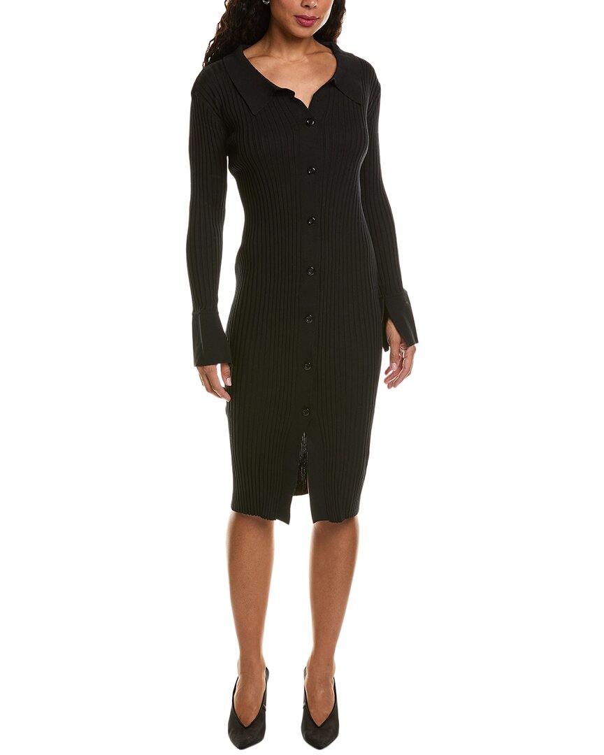 HL Affair geripptes Midikleid
