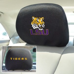 Fanmats LSU Tigers bestickte Kopfstütze Abdeckung Set – 2 Stück