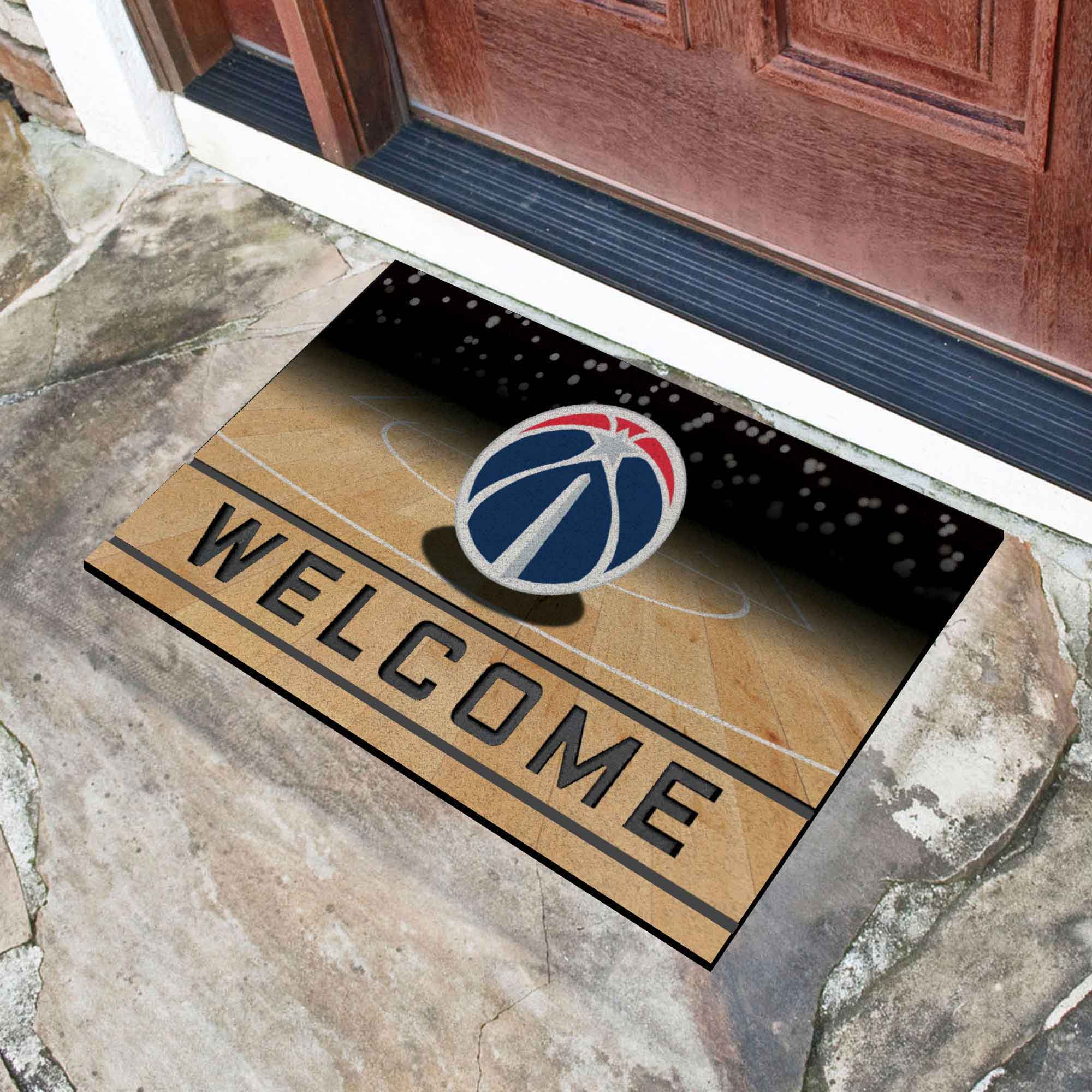 Fanmats Washington Wizards Gummi-Türmatte – 18′′ x 30′′