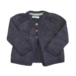 Boden Mädchen Violett Sparkle Strickjacke
