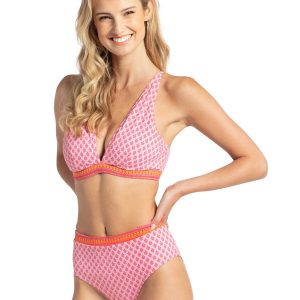 Boca Raton Bikinioberteil mit hoher Taille