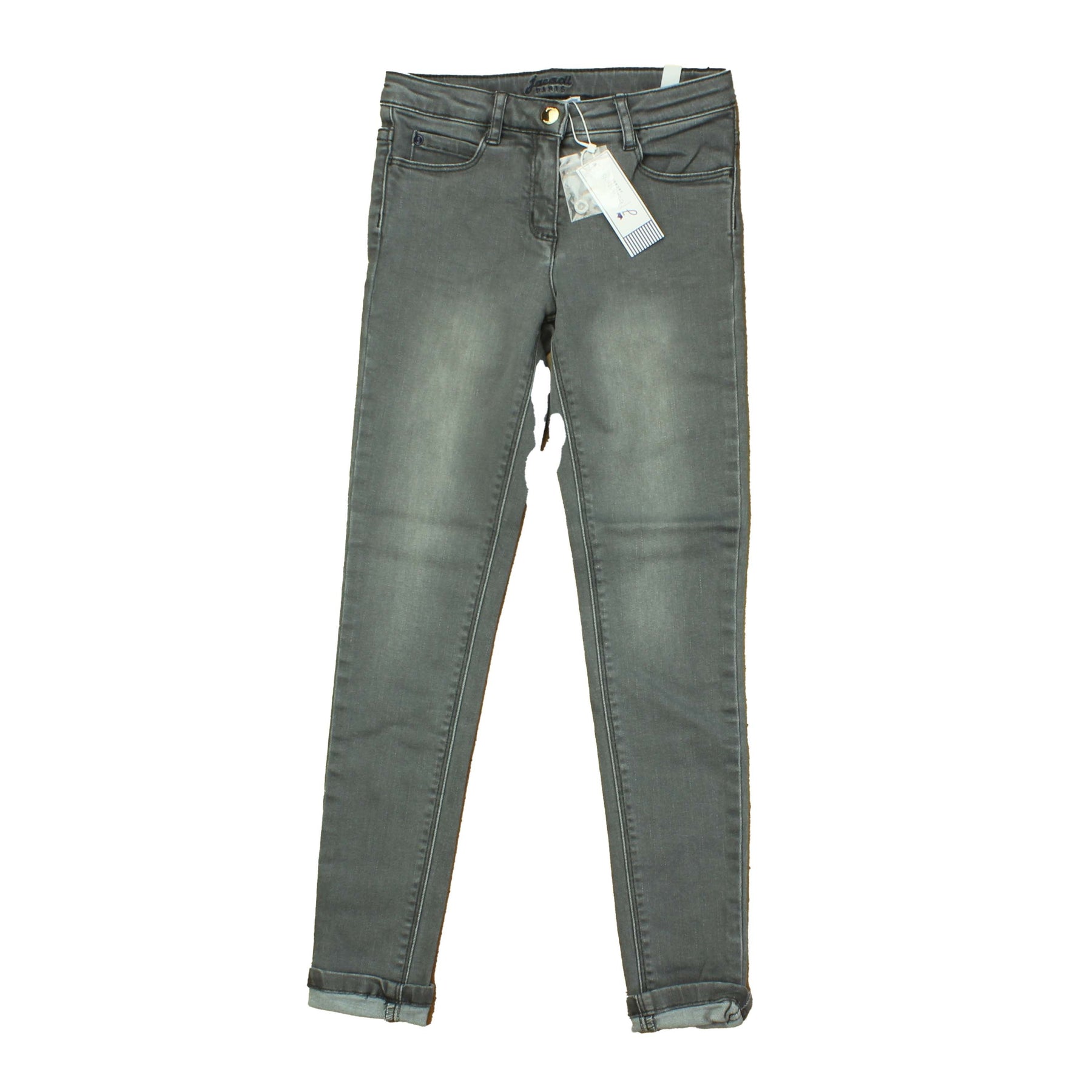 Jacadi Mädchen Grau Skinny Jeans