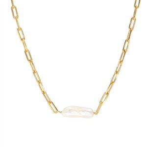 Luna Pearl Halskette in Gold