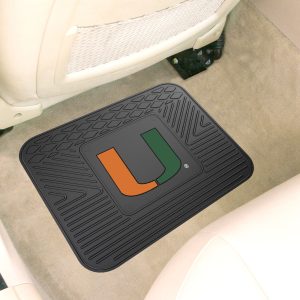 Fanmats miami Hurrikane Rücksitz Auto Versorgungsmatte – 14′′ x 17′′