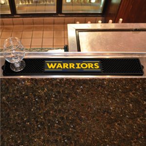 Fanmats Golden State Warriors Bar Trinkmatte – 3.25′′ x 24′′