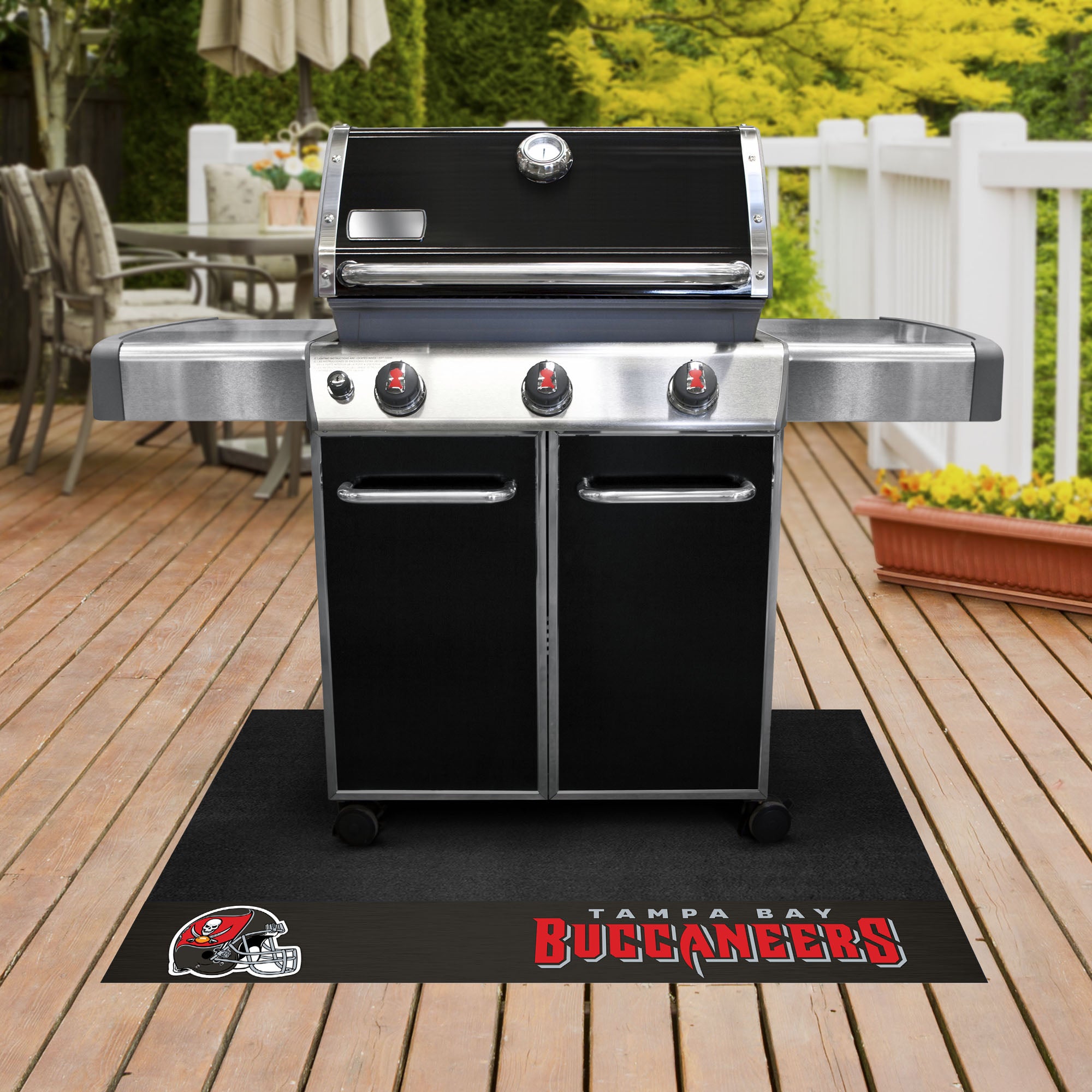 Fanmats Tampa Bay Buccaneers Vinyl Grillmatte – 26′′ x 42′′