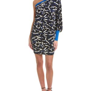 M Missoni One-Shoulder Sheath Kleid