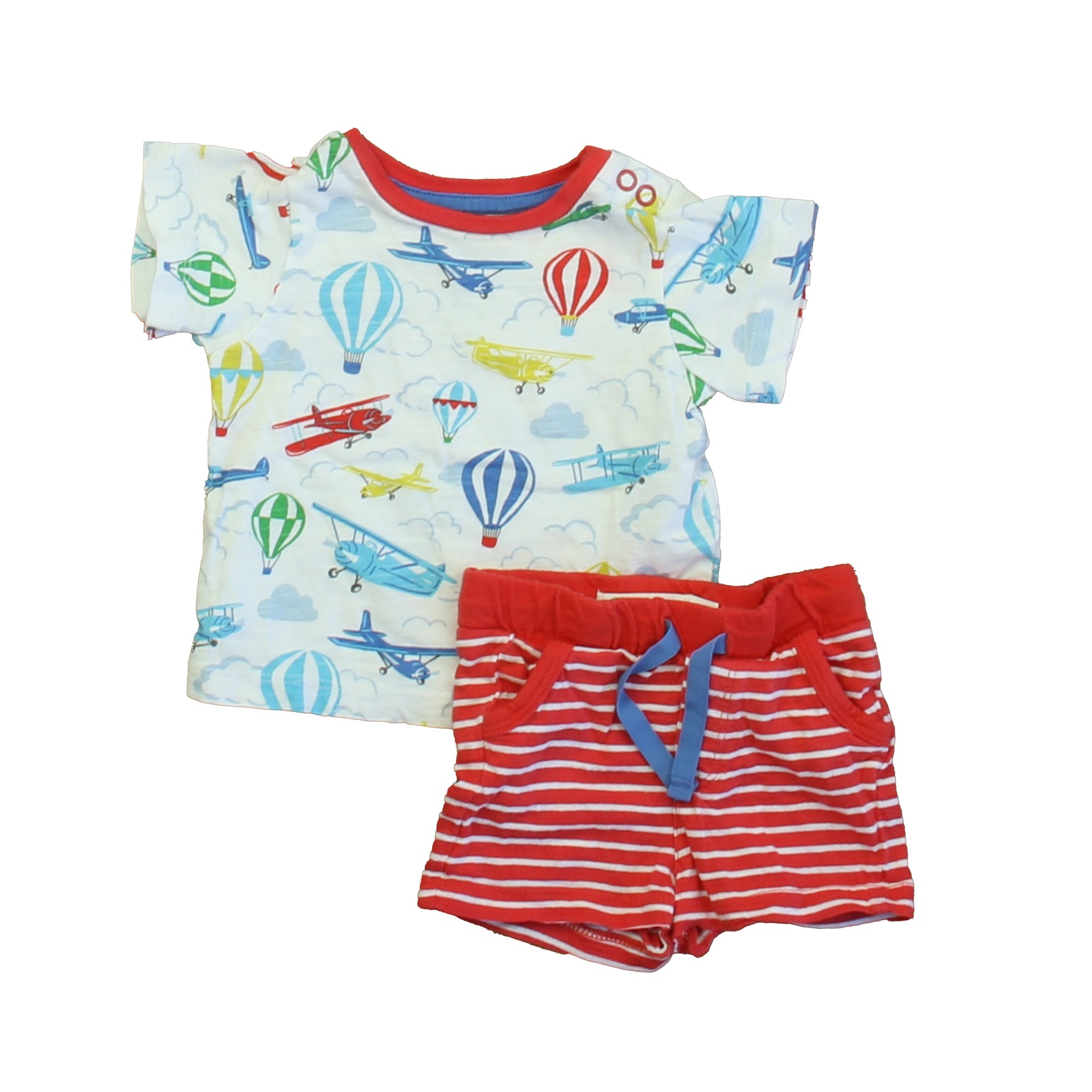 Boden Jungen Weiß – Blau – Rote Kleidung Sets