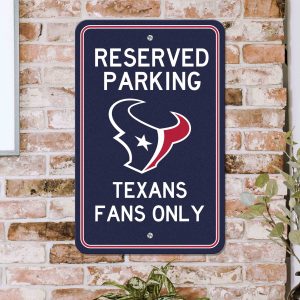 Fanmats houston texans Team Farbe reserviert Parkschild Dekor 18′′ x 11.5′′ leicht