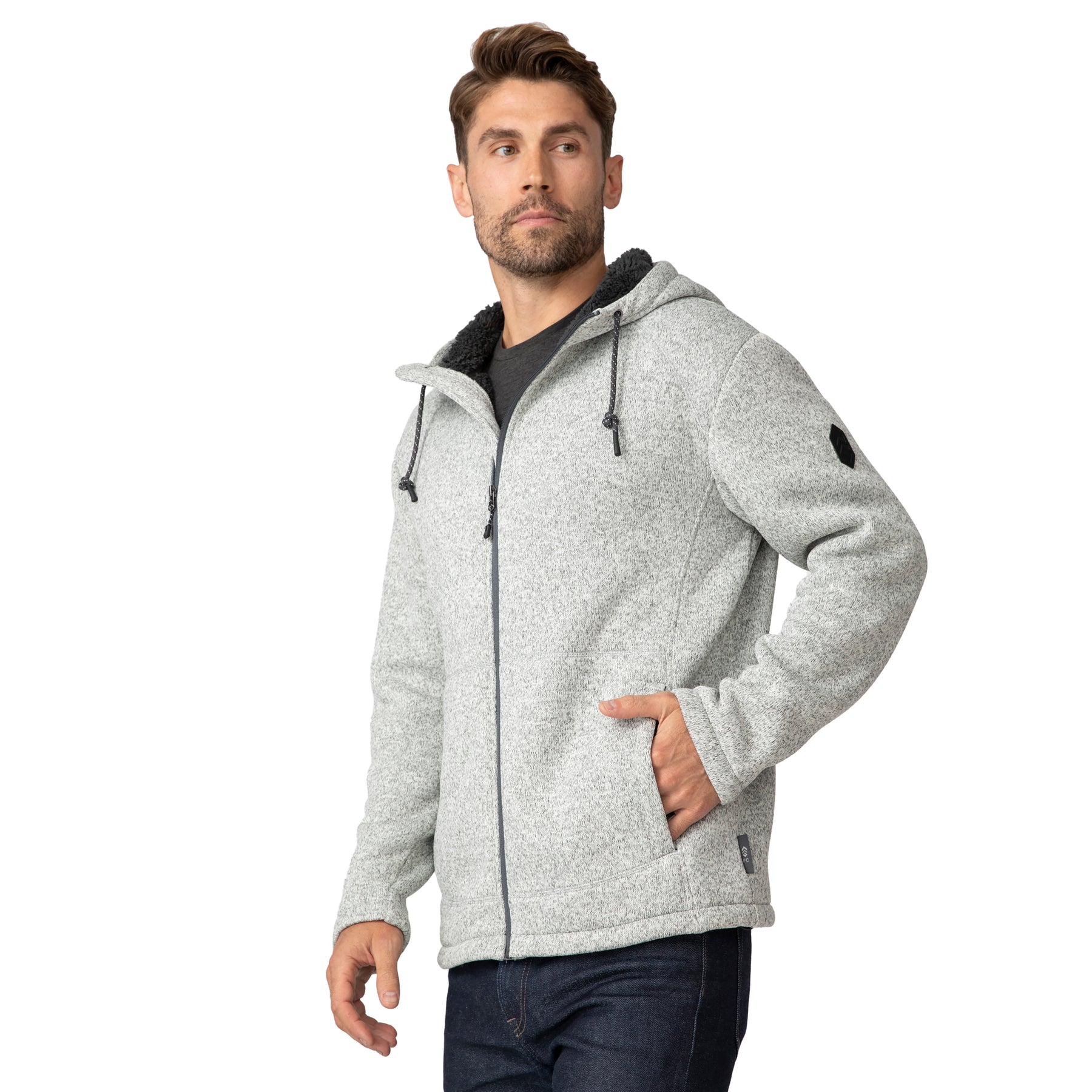 Kostenloser Country Herren Northwood Mountain Fleece Kapuzenpullover