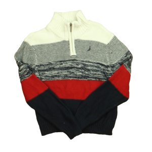 Nautica Jungen elfenbein-rot , Marine Pullover 7805885022268