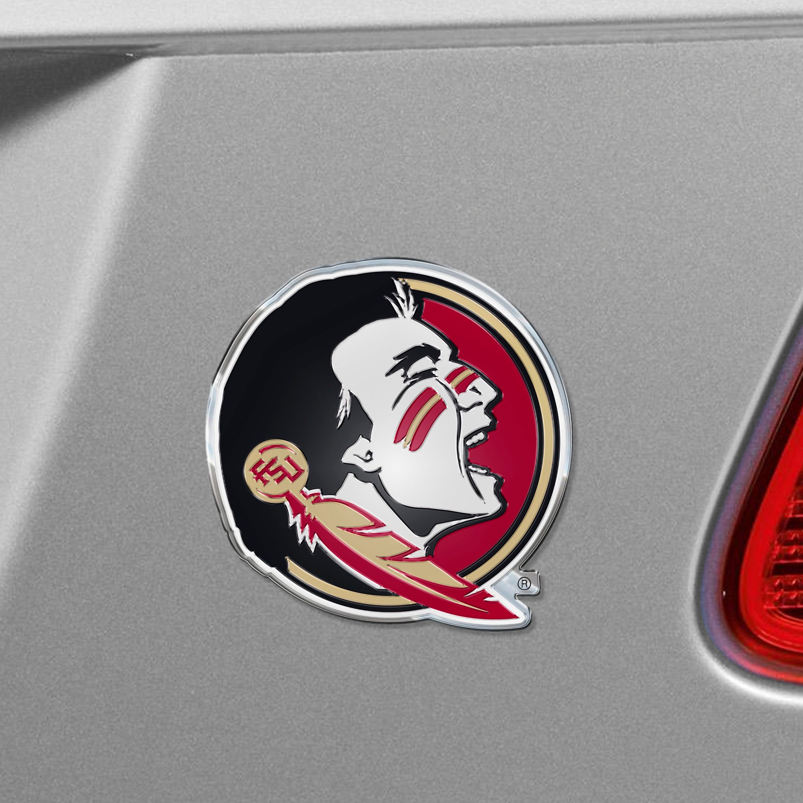 Fanmats Florida State Seminolen Heavy Duty Aluminium geprägte Farbe Emblem
