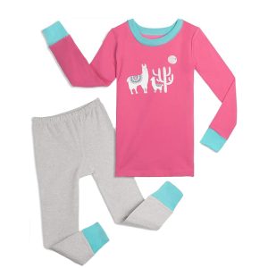 Mightly Mädchen goodnite Lamas 2-teilige Pyjamas 7805855793212