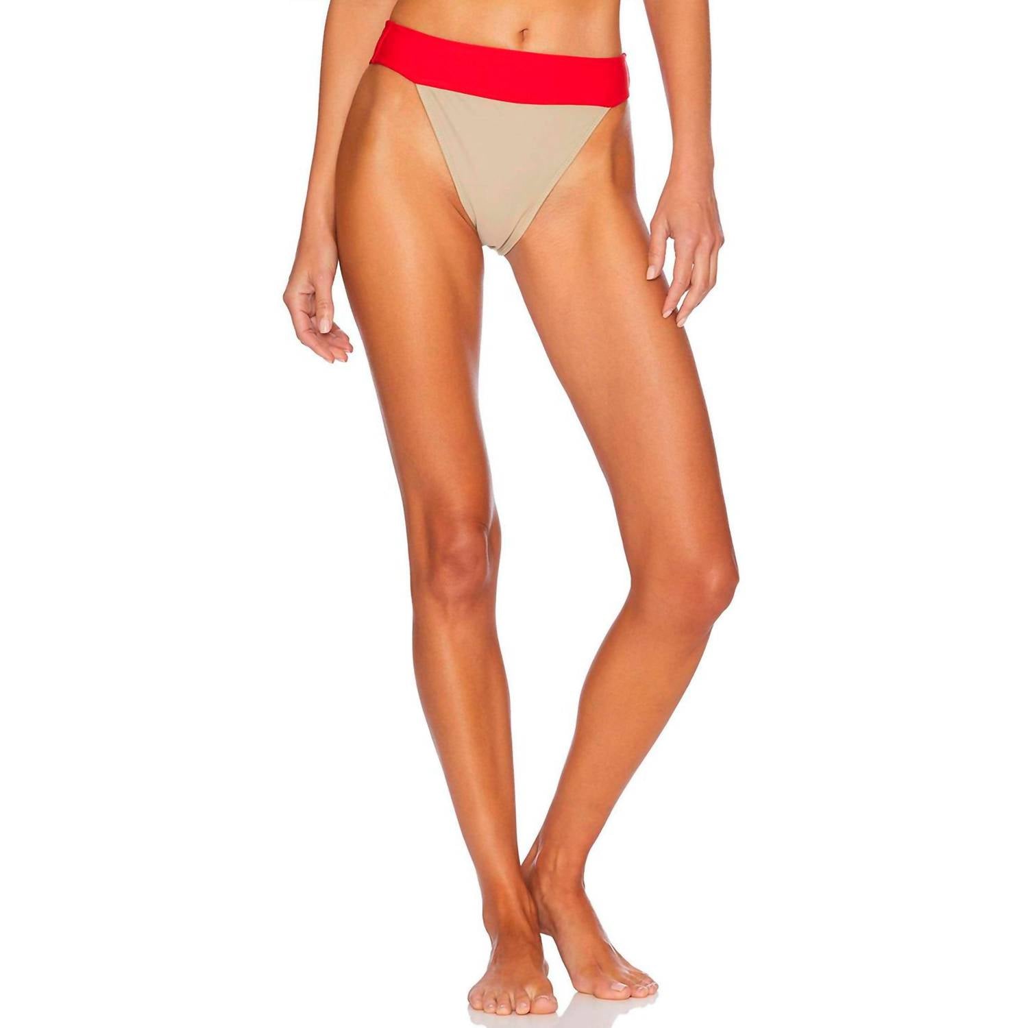 Bikinioberteil aus Rubin in Rot