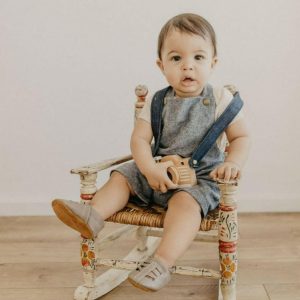 Sequoia Baby Mokassin Sandalen – Schwarz