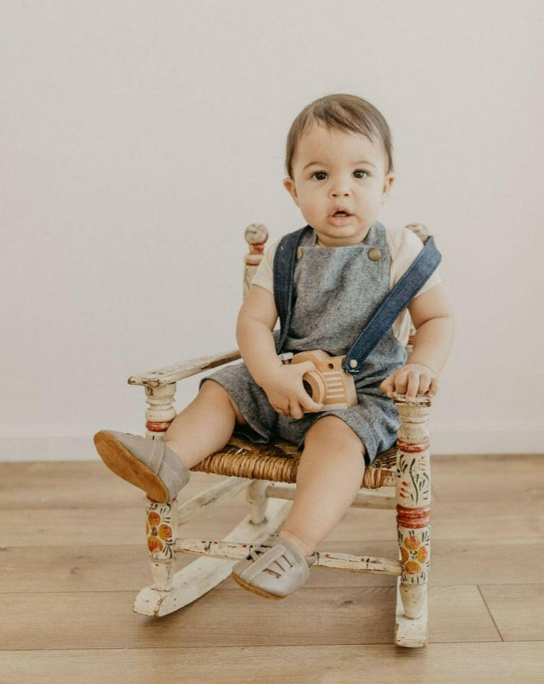 Sequoia Baby Mokassin Sandalen – Schwarz