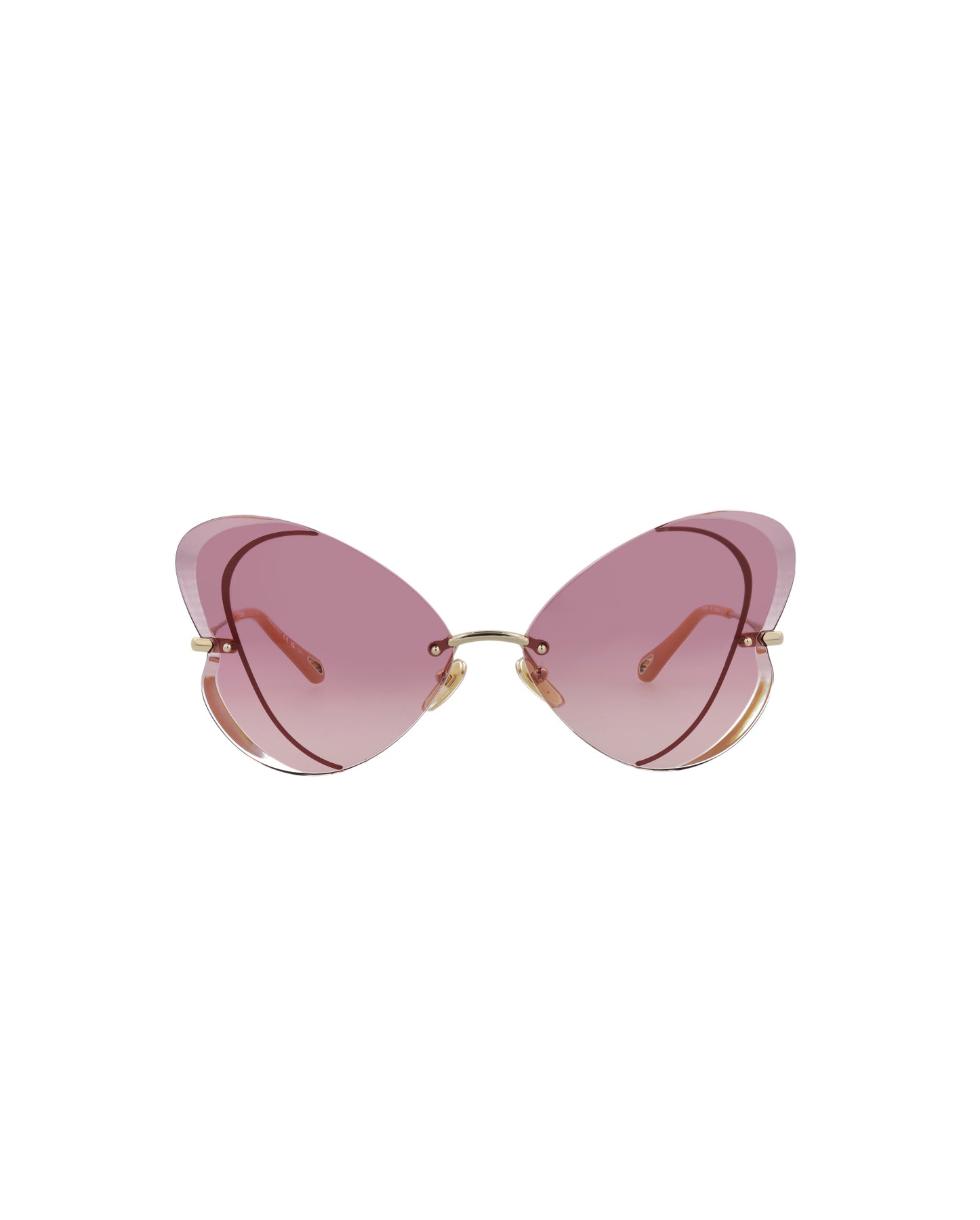 Cat Eye-Frame Metal Sonnenbrille 7705704103996